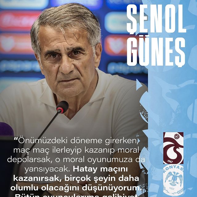 Şenol Güneş’in Maç Değerlendirmesi